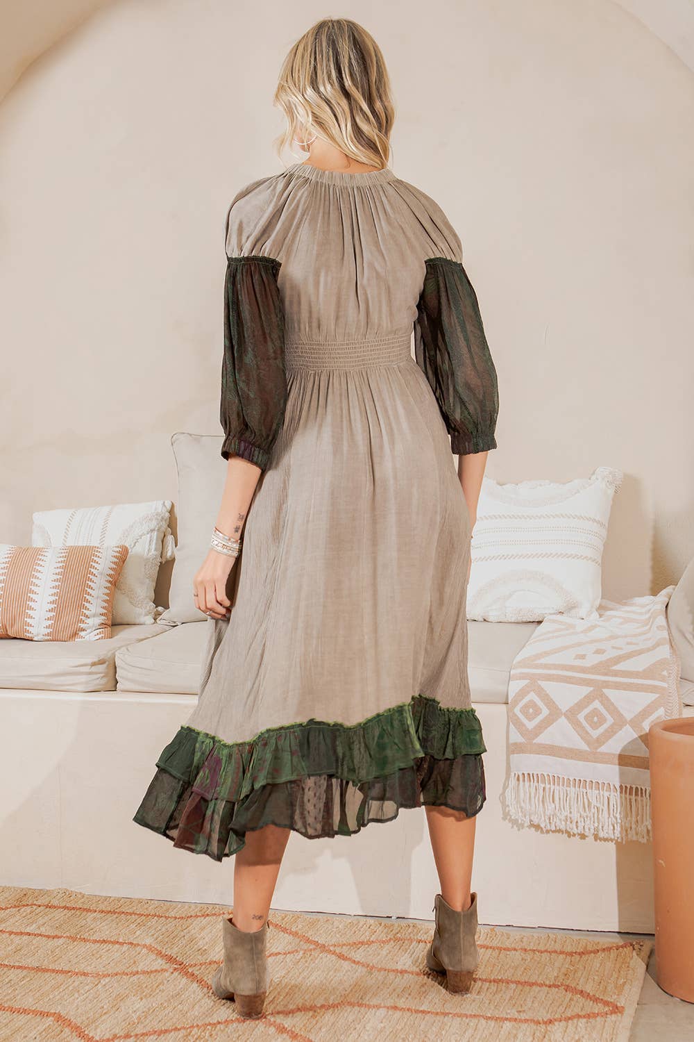 Effortless V-Neck Dress: BASIL