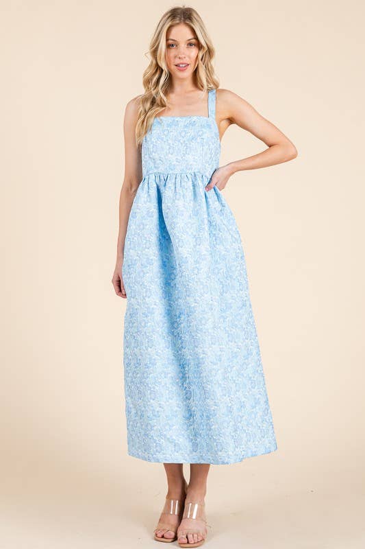 Plus Midi Textured Dress