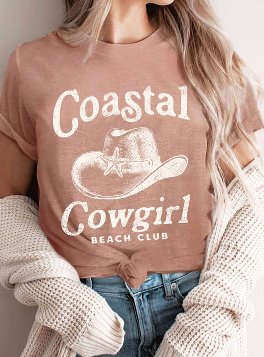 COASTAL COWGIRL TSHIRTS: MAUVE