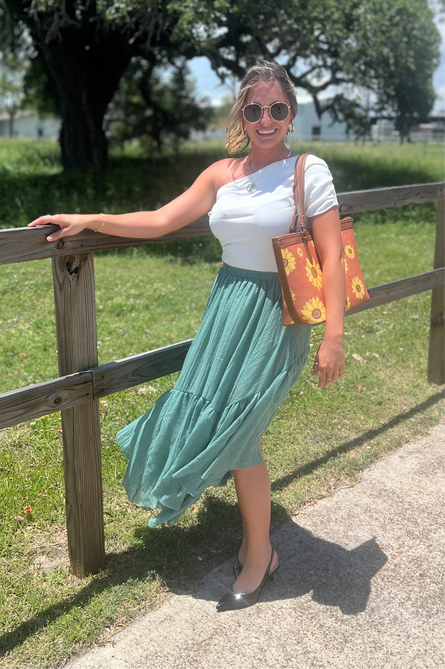 ASYMMETRICAL RAW-EDGE RUCHED UNEVEN HEMLINE SKIRT: Olive