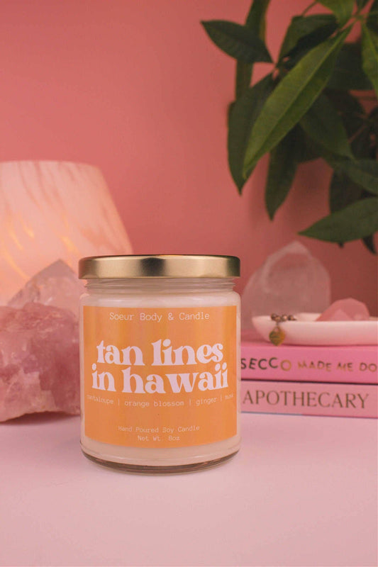 Tan Lines In Hawaii Soy Candle
