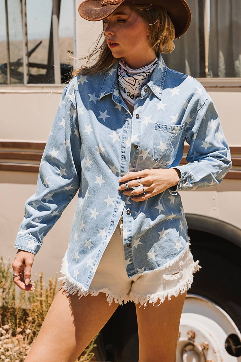 Star Denim Jacket