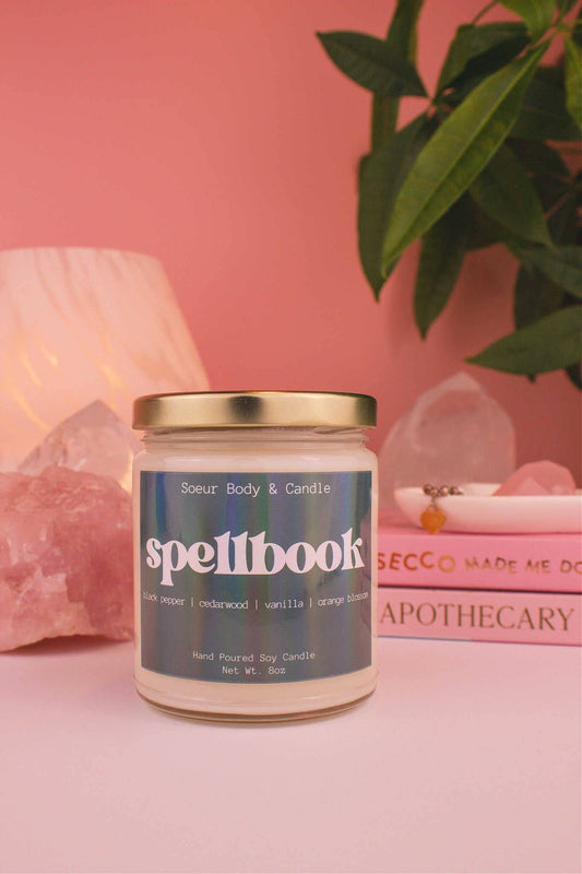 Spell Book Soy Candle