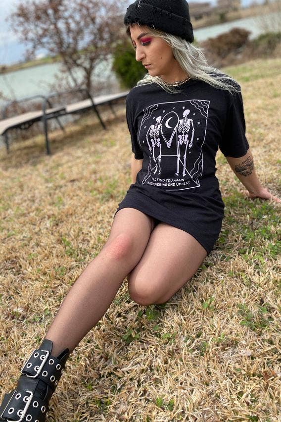 Find You Again Tee: Black