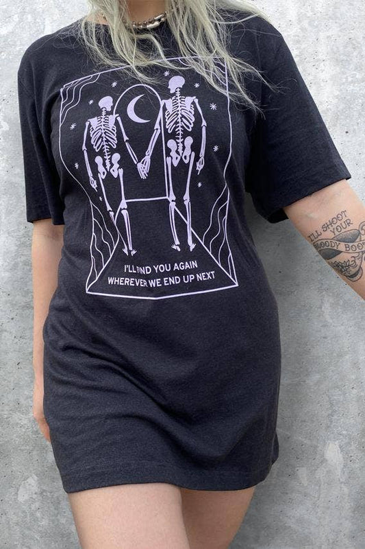 Find You Again Tee: Black