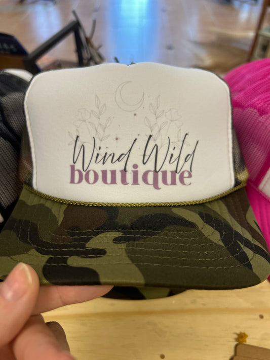 Wind Wild Trucker Hat - Camo