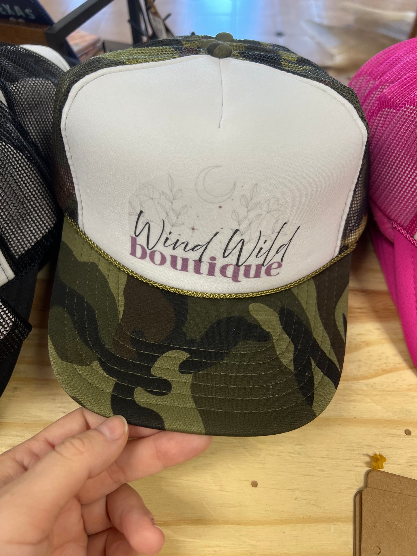 Wind Wild Trucker Hat - Camo
