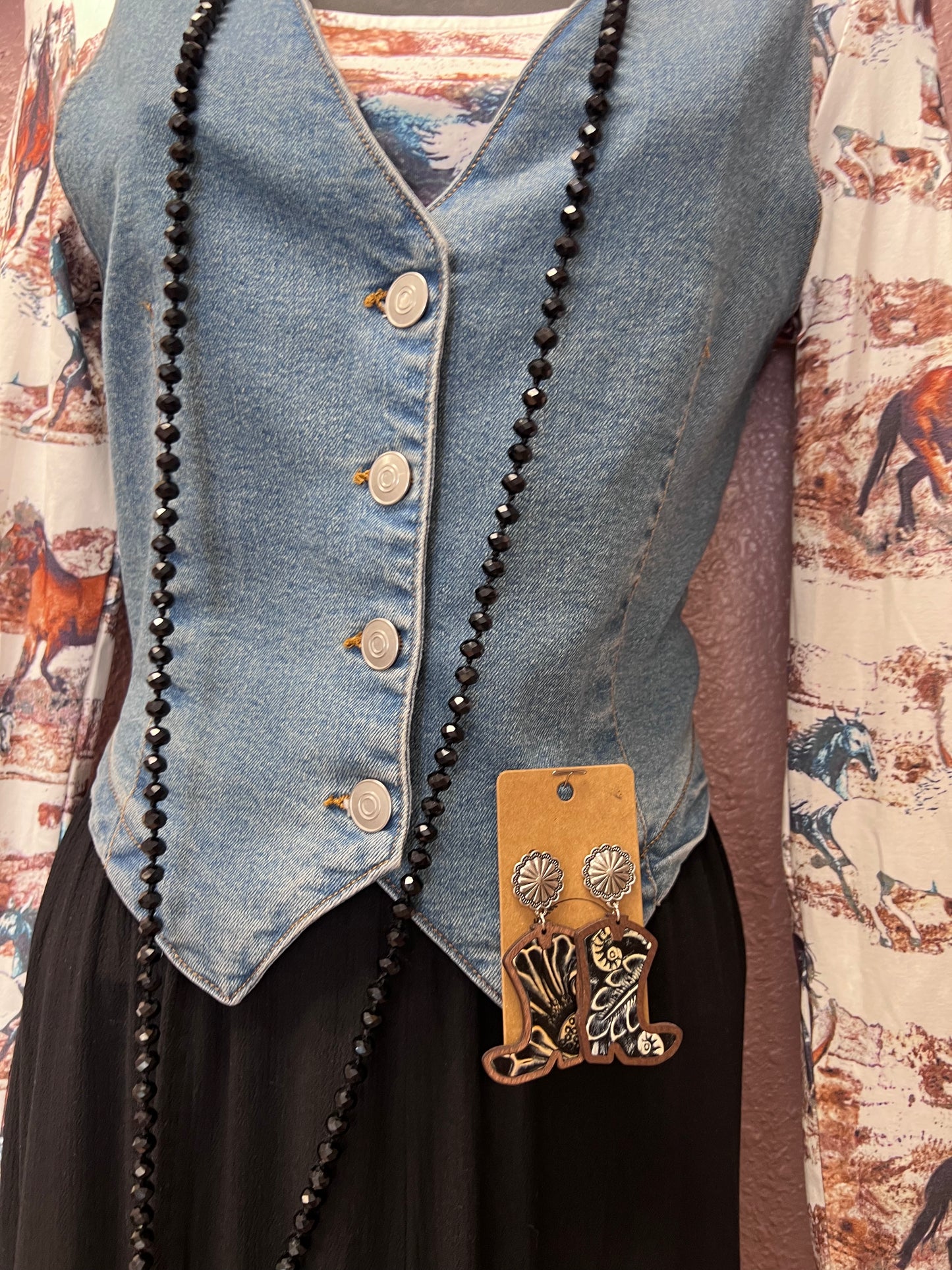 Simple Denim Vest