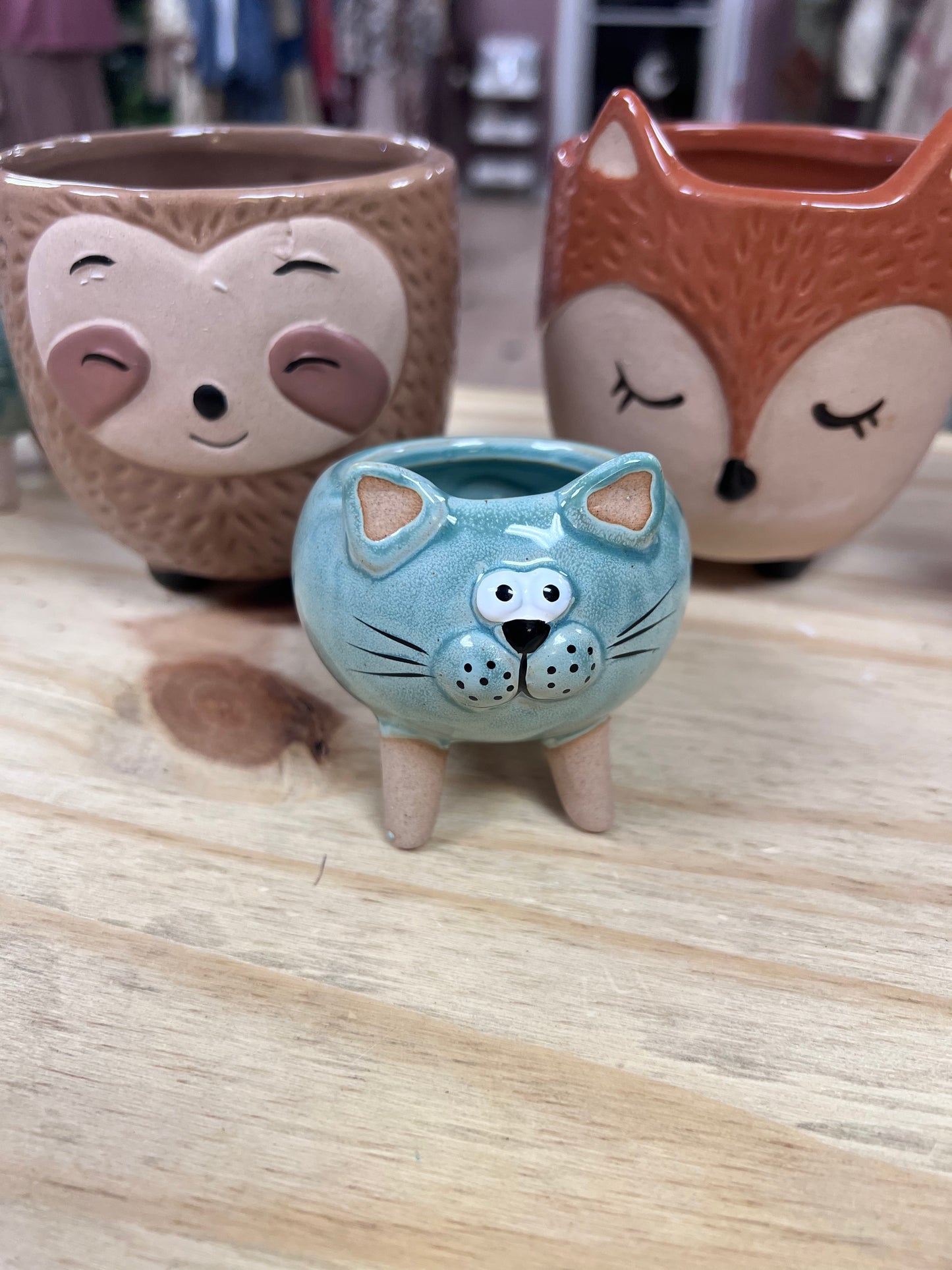 Ceramic Cat Planter