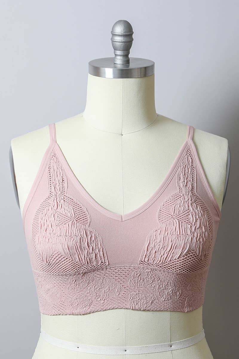 Plus Size Seamless Padded Brami