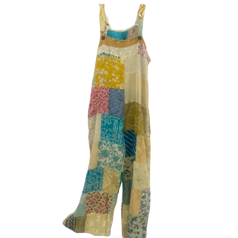 Patchwork Overalls