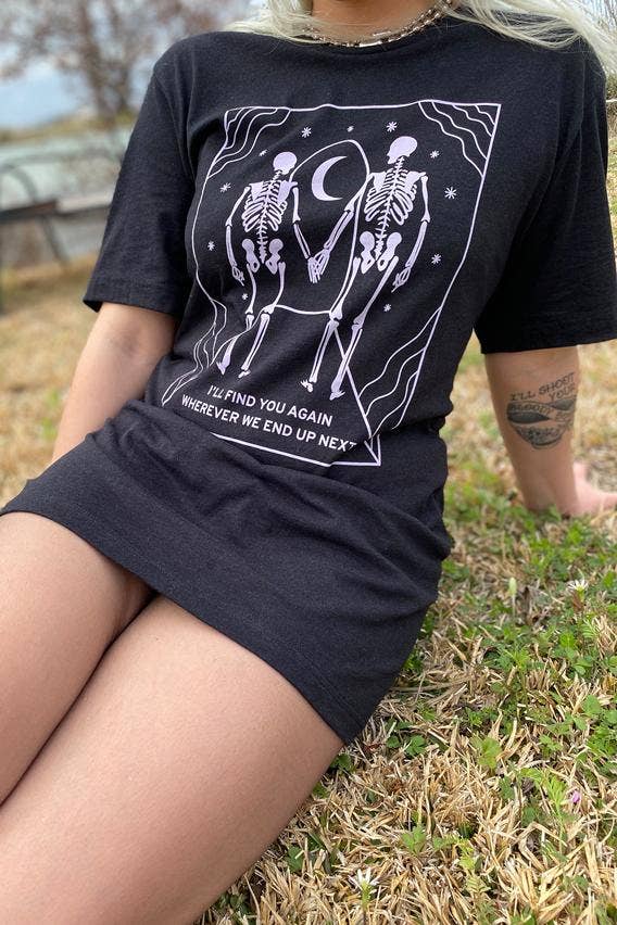 Find You Again Tee: Black