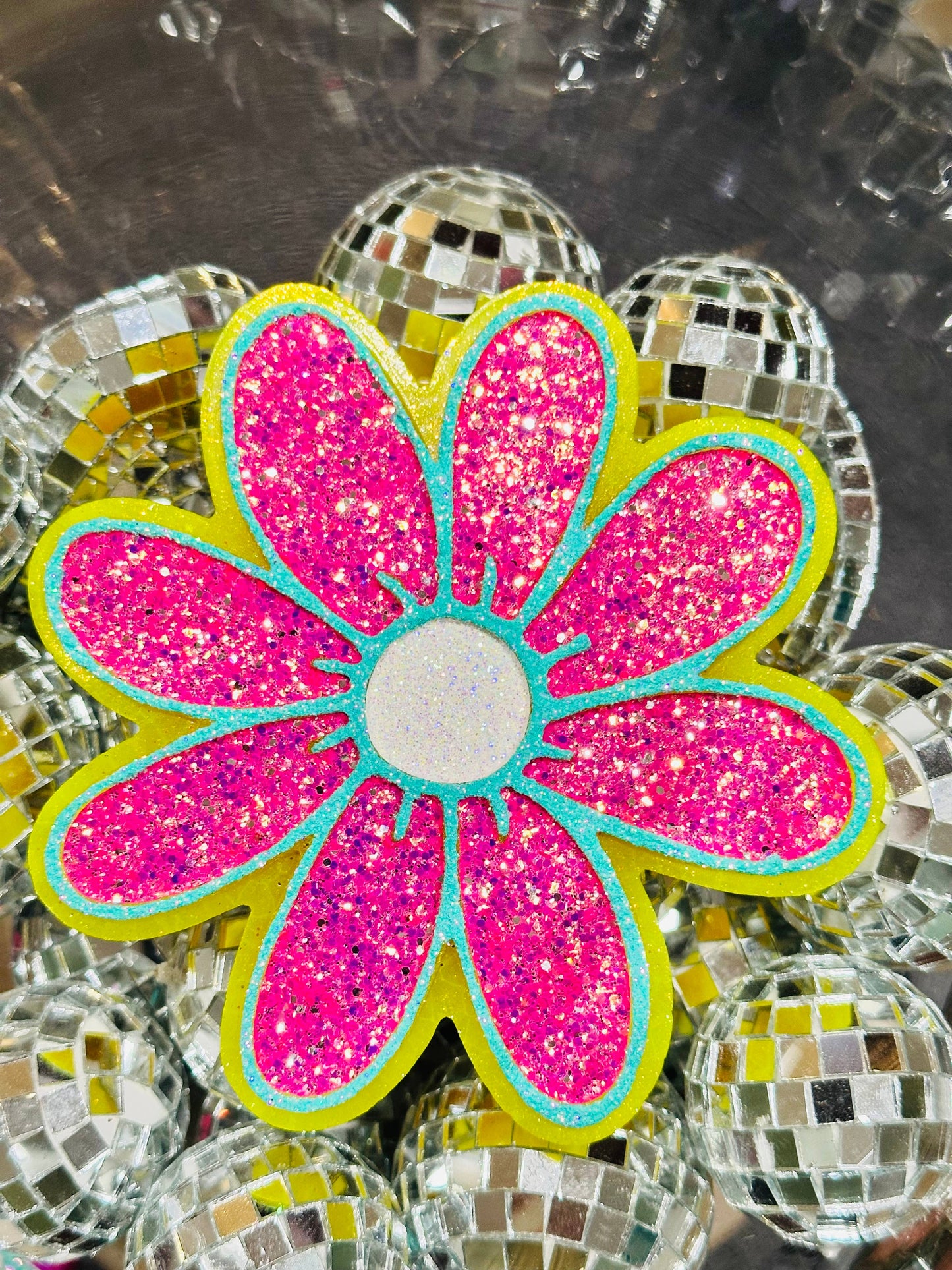 Cute Daisy Car Freshie: 1000 Wishes