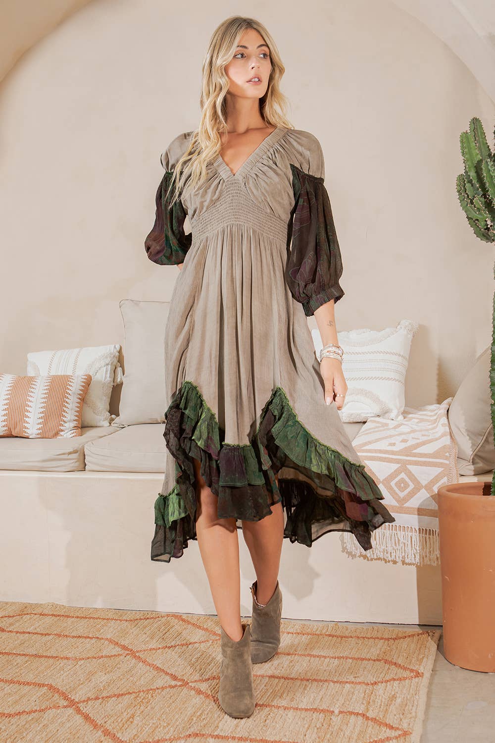 Effortless V-Neck Dress: BASIL