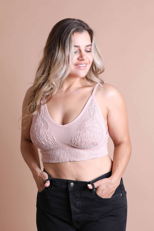 Plus Size Seamless Padded Brami