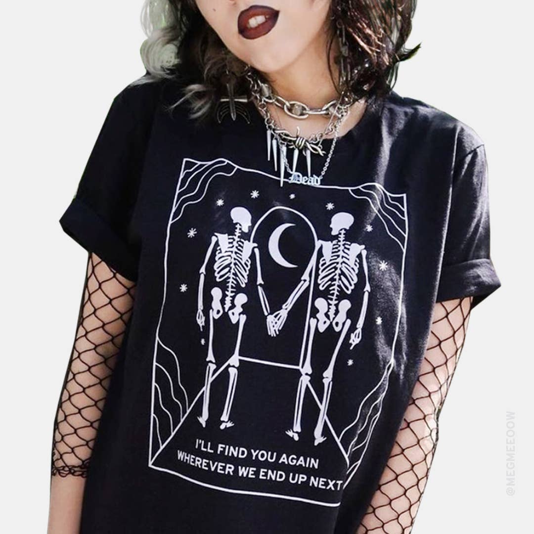 Find You Again Tee: Black