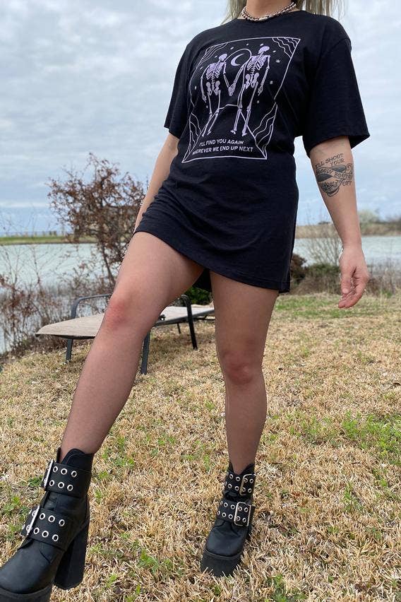 Find You Again Tee: Black