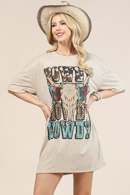 Howdy Tshirt Dress