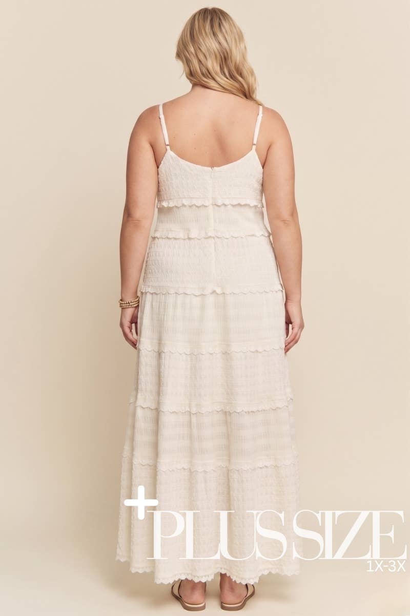 Tiered Maxi Dress in PLUS SIZE