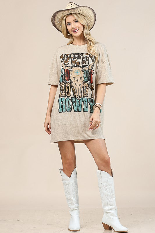 Howdy Tshirt Dress