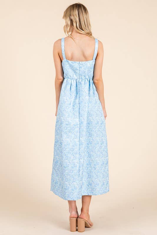 Plus Midi Textured Dress