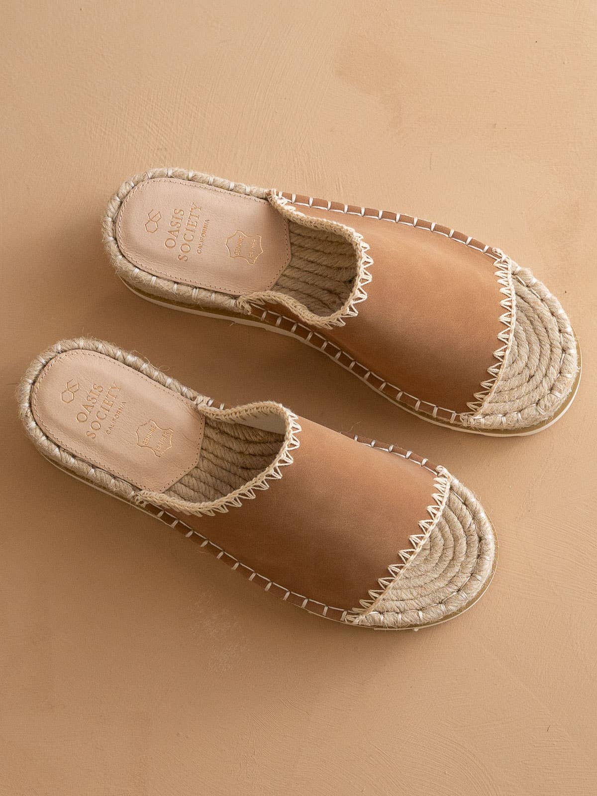Espadrille Platform Sandal: CAMEL