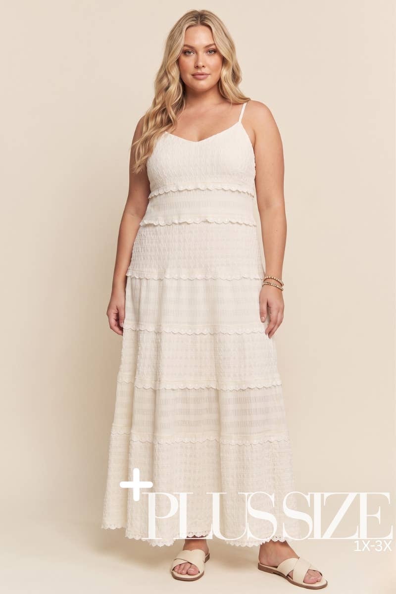 Tiered Maxi Dress in PLUS SIZE
