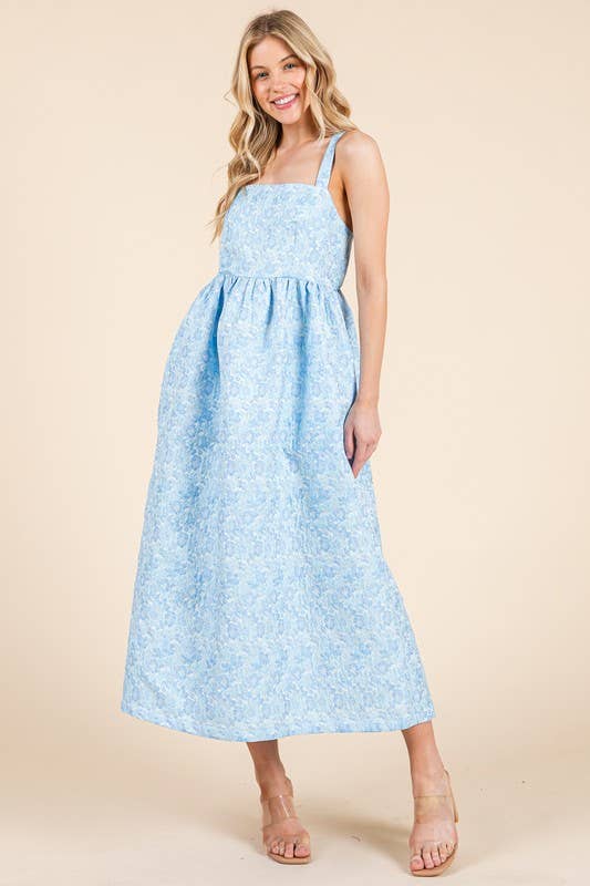 Plus Midi Textured Dress