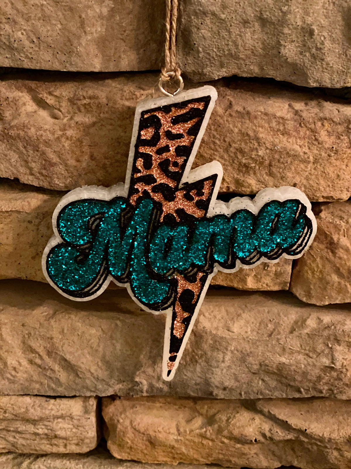 Mama Lighting Bolt Car Freshie: Viva la Juicy