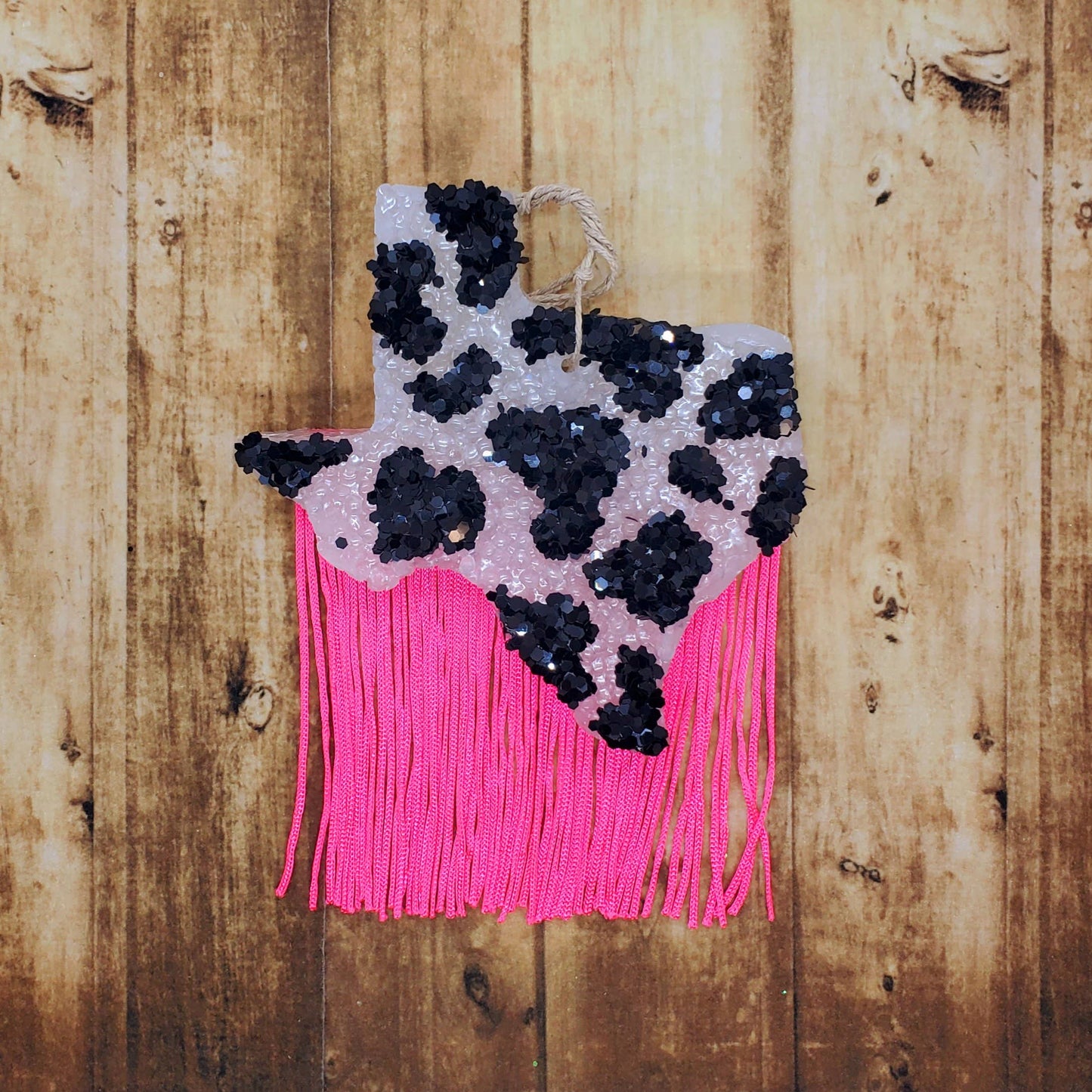 Fringin Cowprint Texas Freshie: Desert Dreams