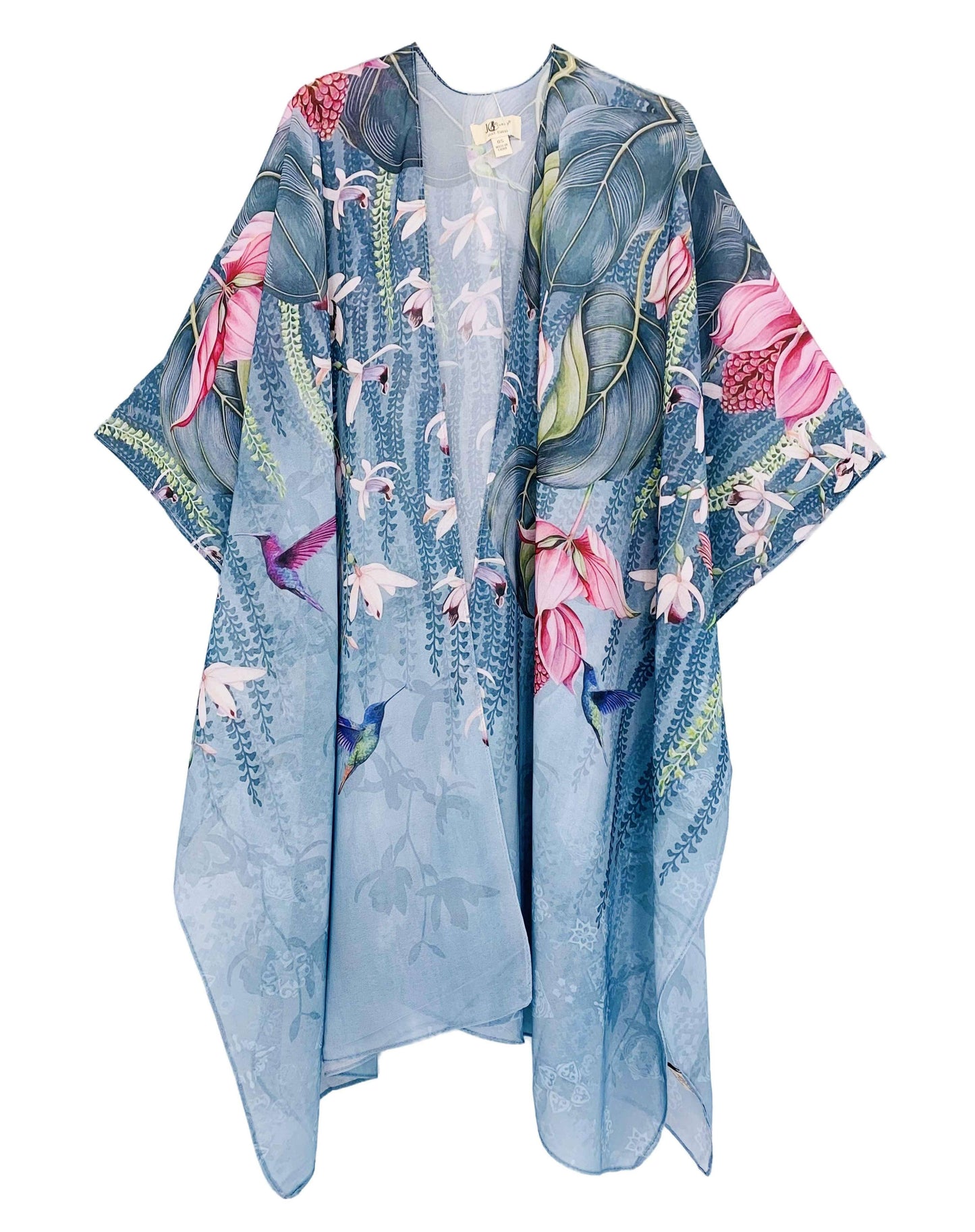 Hummingbird Floral Kimono