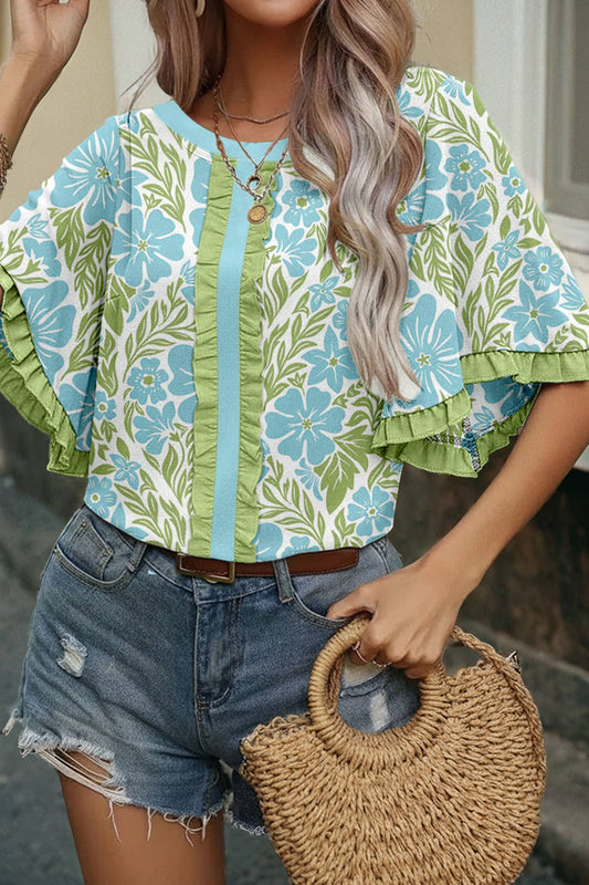 Floral Printed Top - (Small - 3x!)