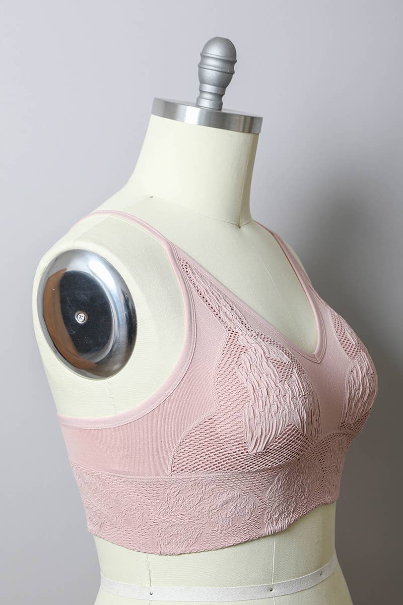 Plus Size Seamless Padded Brami