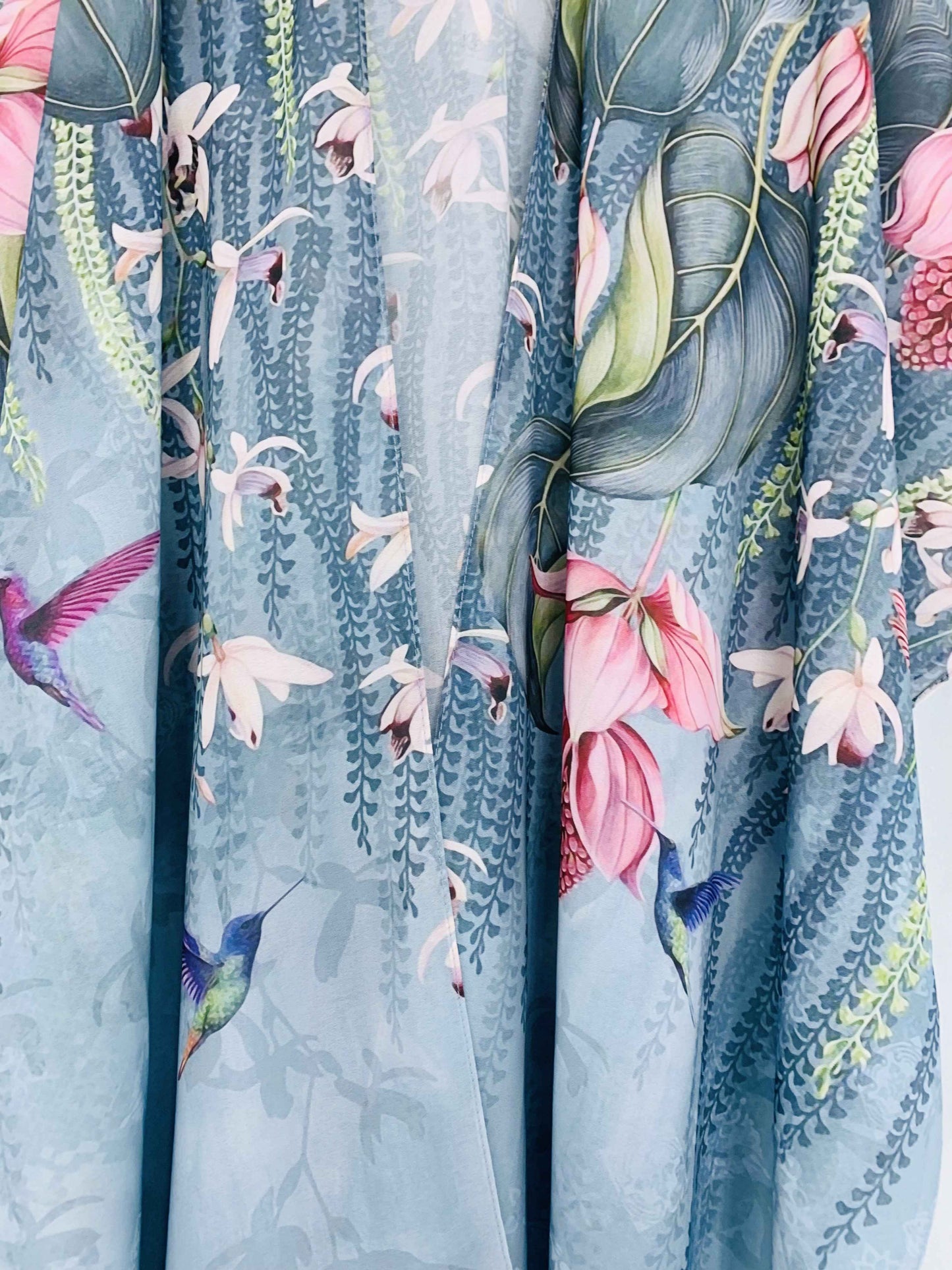 Hummingbird Floral Kimono