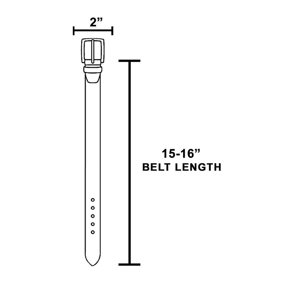 Double Buckle Chain Detail Belt