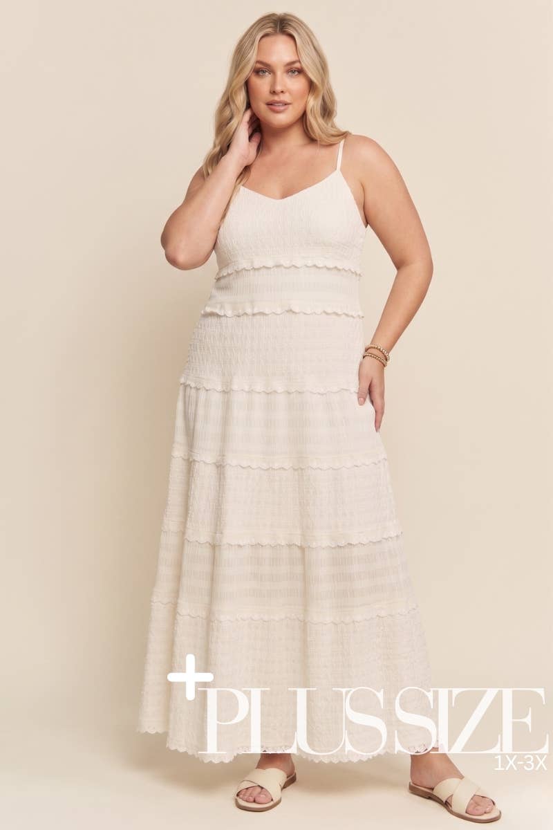 Tiered Maxi Dress in PLUS SIZE