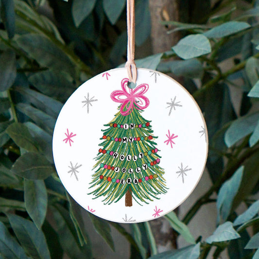 Holly Jolly Era Ornament
