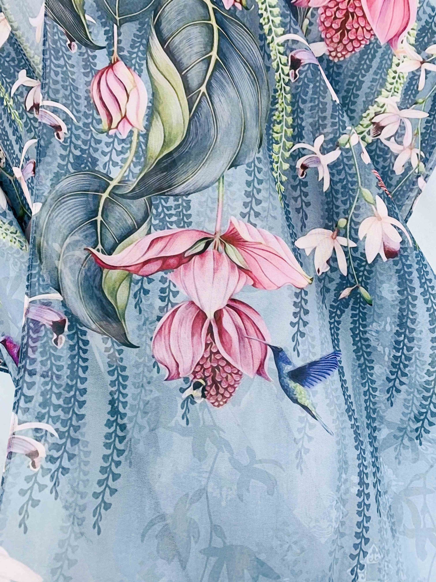Hummingbird Floral Kimono