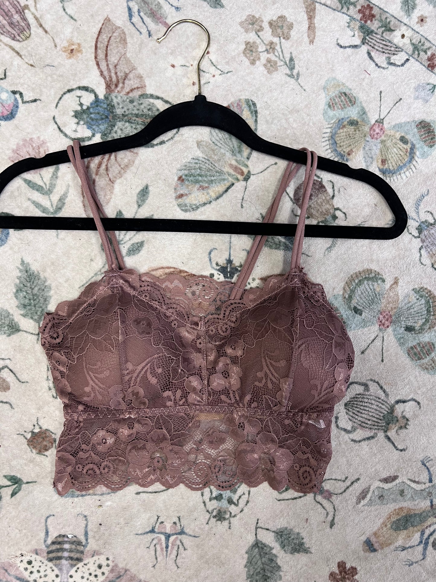 Mauve Lace Bralette