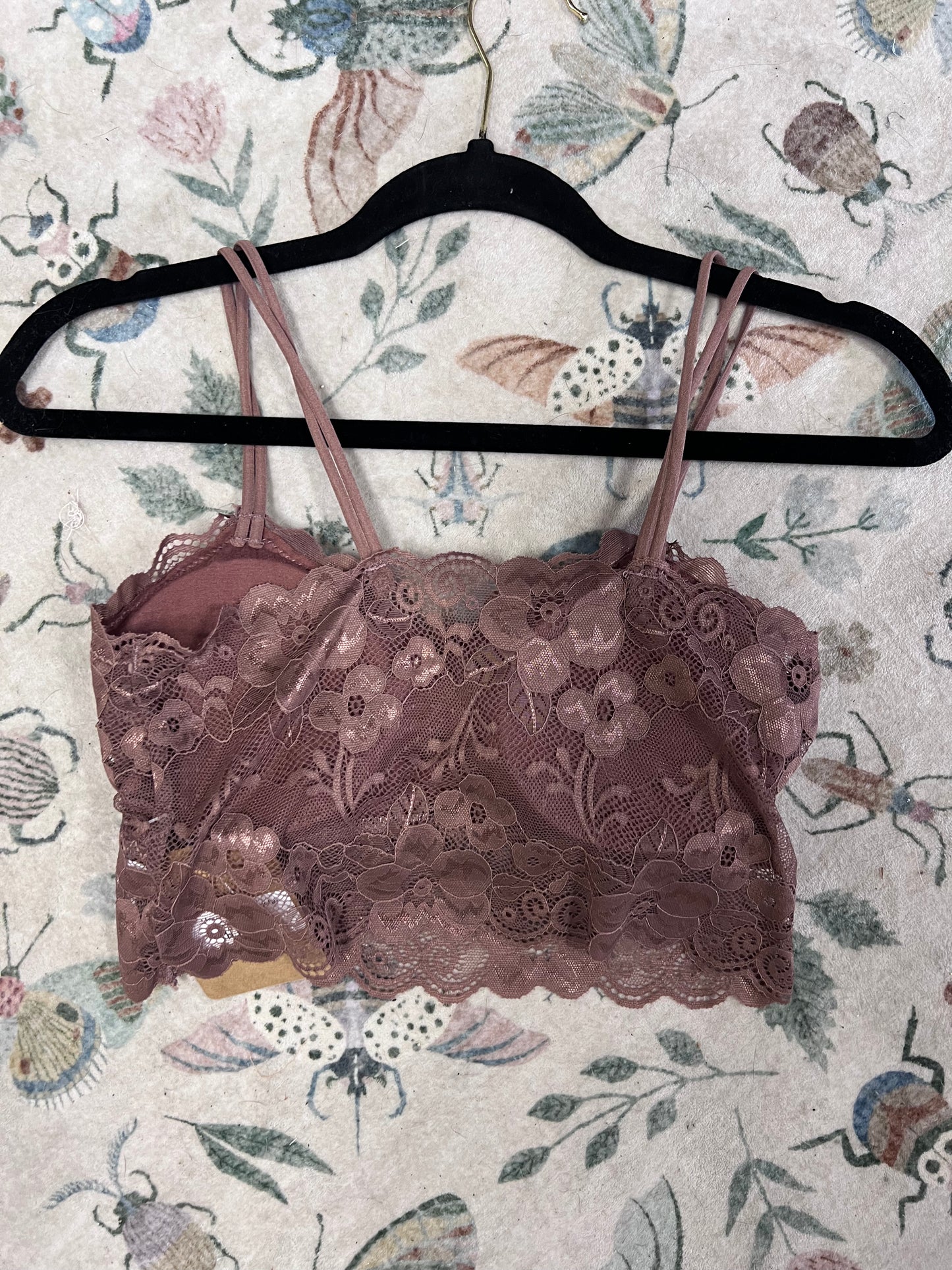 Mauve Lace Bralette