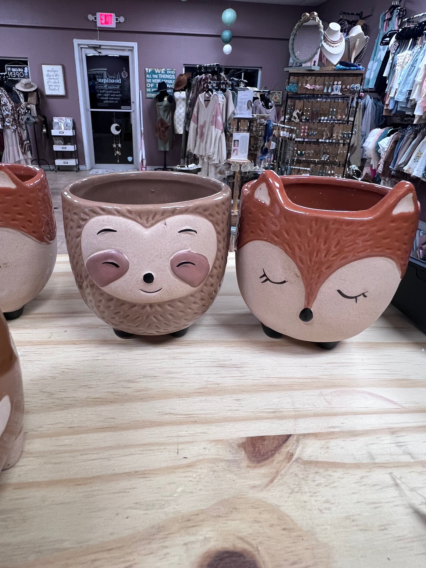 Ceramic Sloth Pot