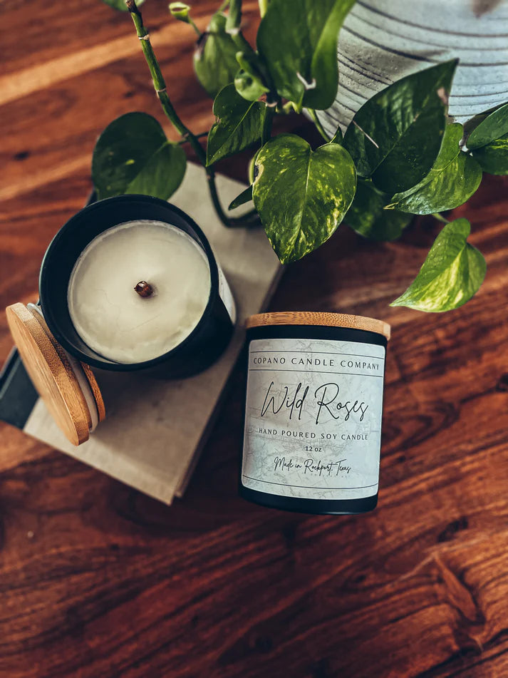 12 Oz. Wild Roses Soy Coconut Candle