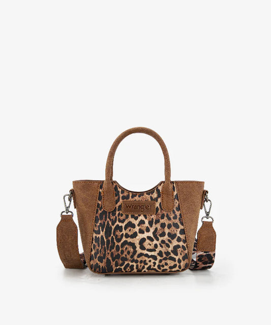 Brown Leopard Crossbody - Small