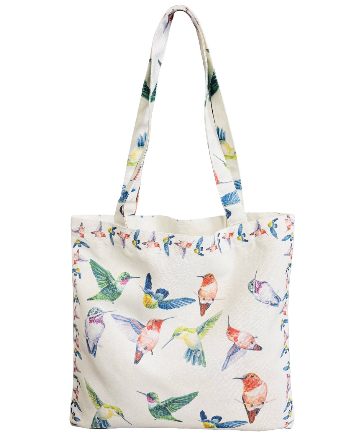 Multicolor Hummingbird Tote Bag
