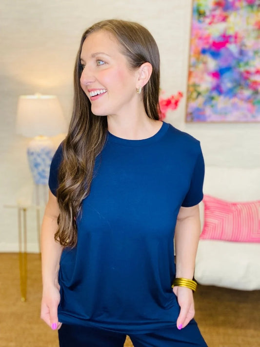 Navy Tee